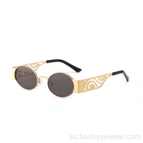 Nuevas gafas de sol cuadradas cuadradas pequeñas y cuadradas de moda Vintage para mujer, gafas de sol sin marco para hombres y mujeres